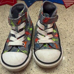 Toddler Boys Dinosaur Converse High Tops